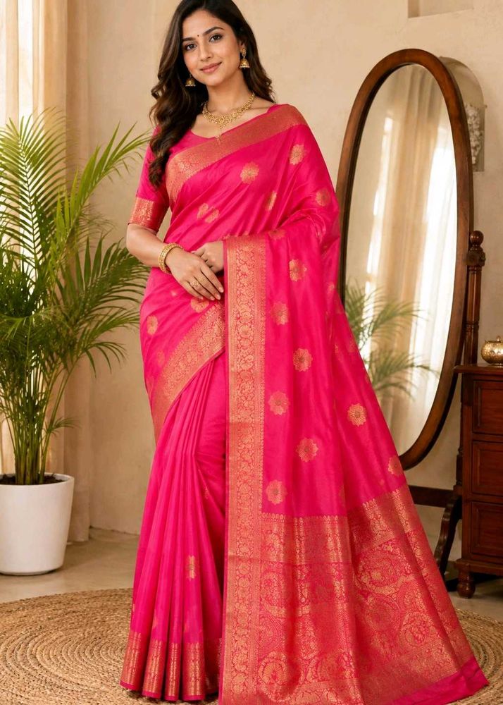 NEW ROYAL PINK SAREE