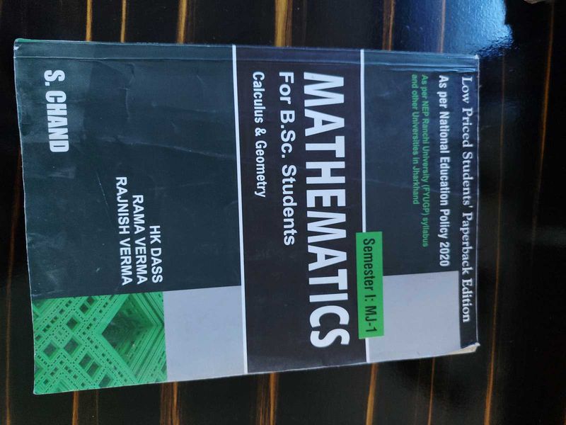 Mathematics For B.Sc. Students - S. Chand