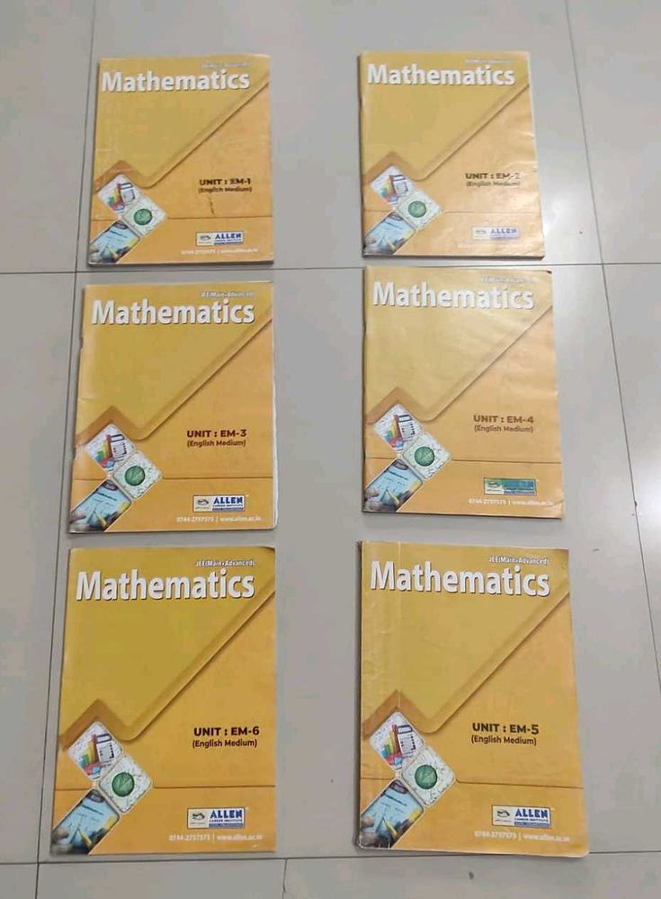 Mathematics Study Material Books