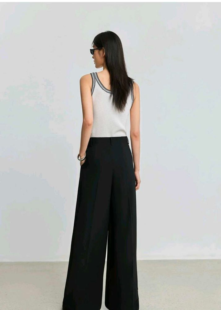 Wide Leg Black Pants