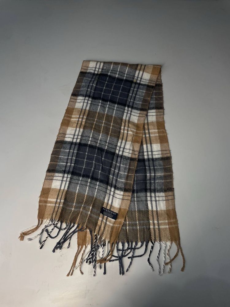 Classic Plaid Scarf with Fringe