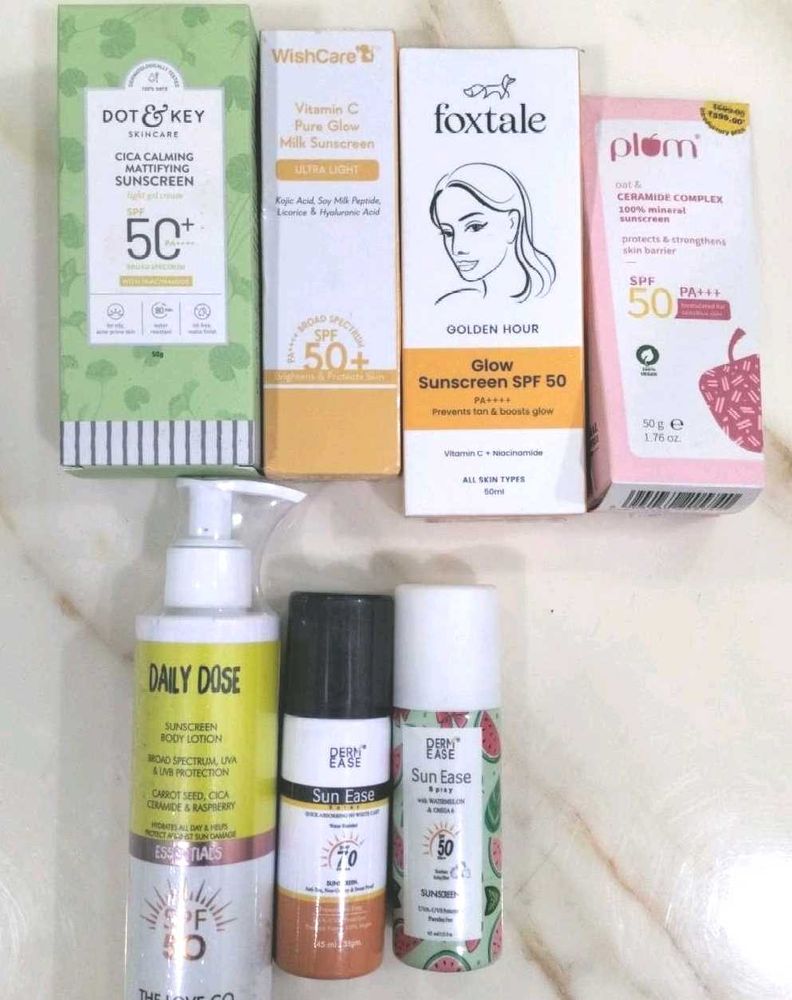 Sunscreens                  1pc