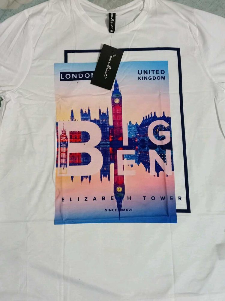 Round Neck T-shirt-XL