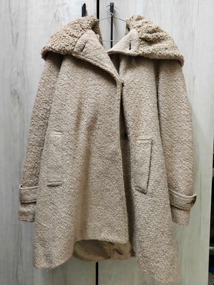 Stylish Beige Overcoat