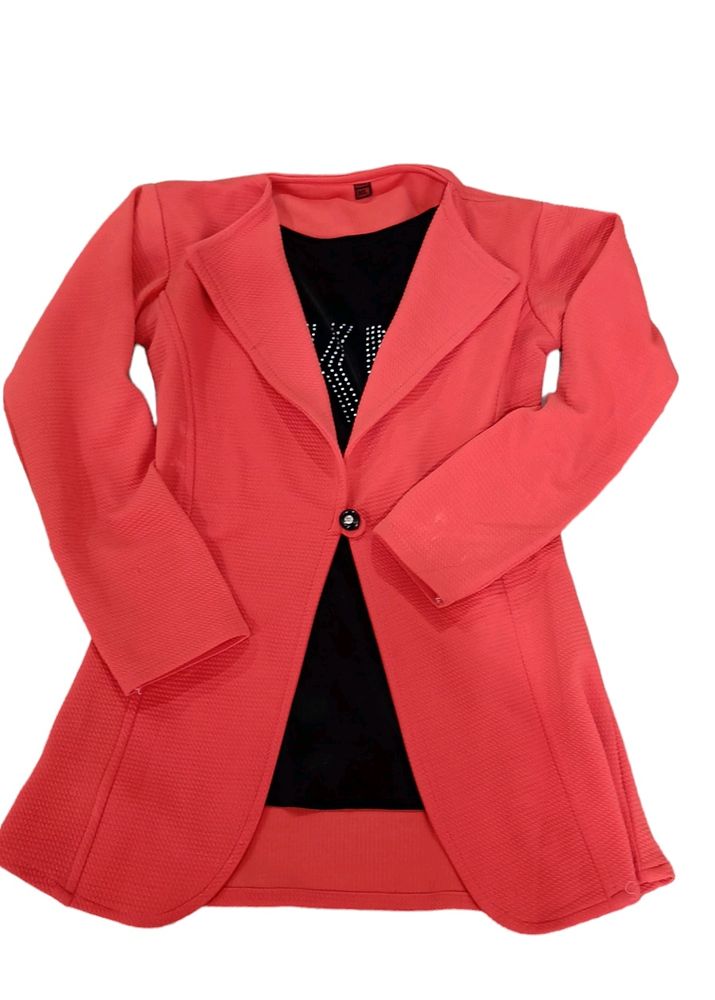 DKNY Red Women Top