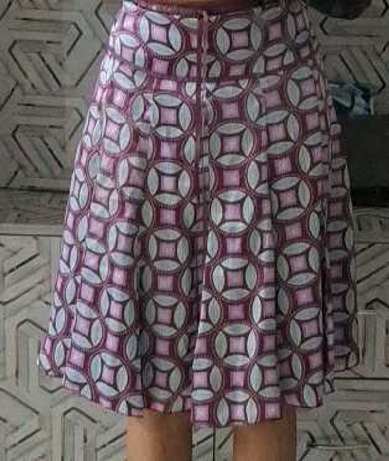 Vintage y2k Satin Midi Skirt