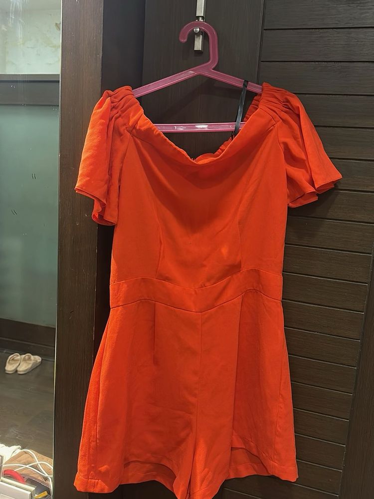 Coral jumpsuit