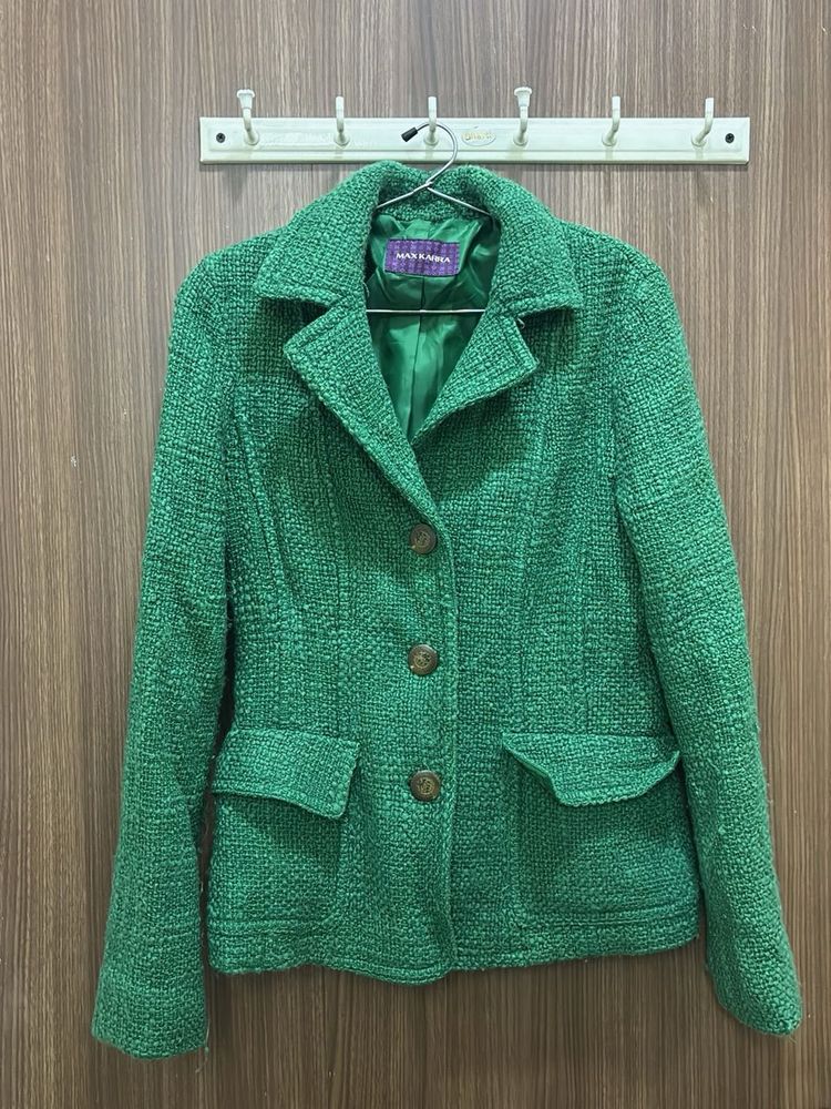 Dana Buchman Green Textured Jacket