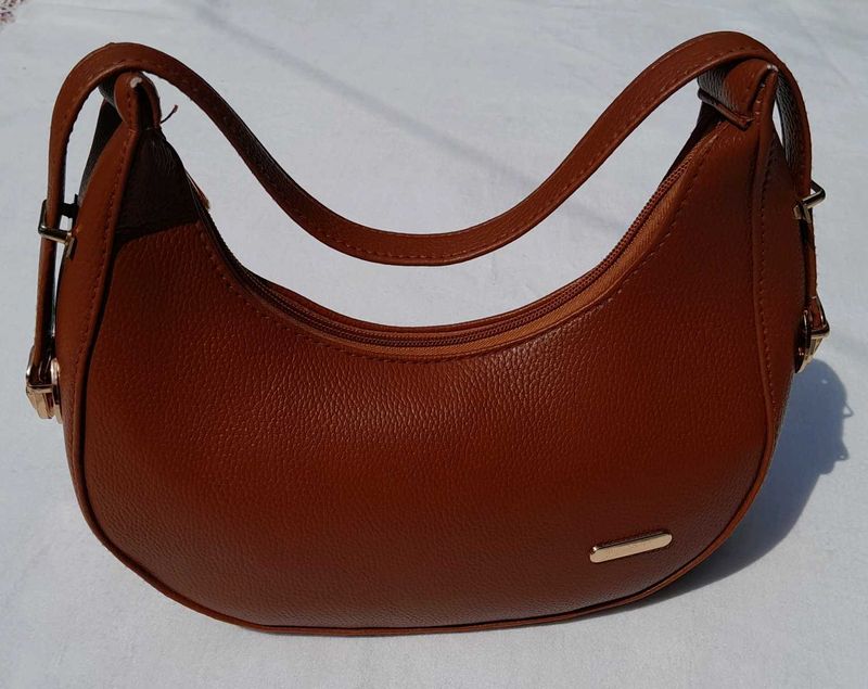 Stylish Brown Hobo Shoulder Bag