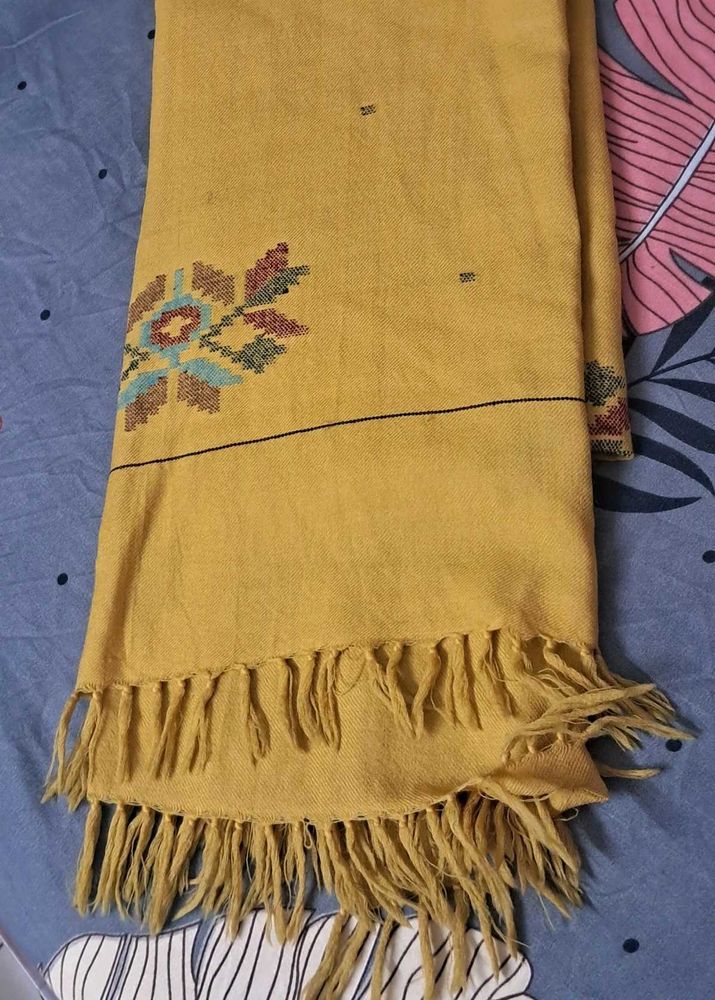 BRAND NEW - Yellow Shawl with Tassels