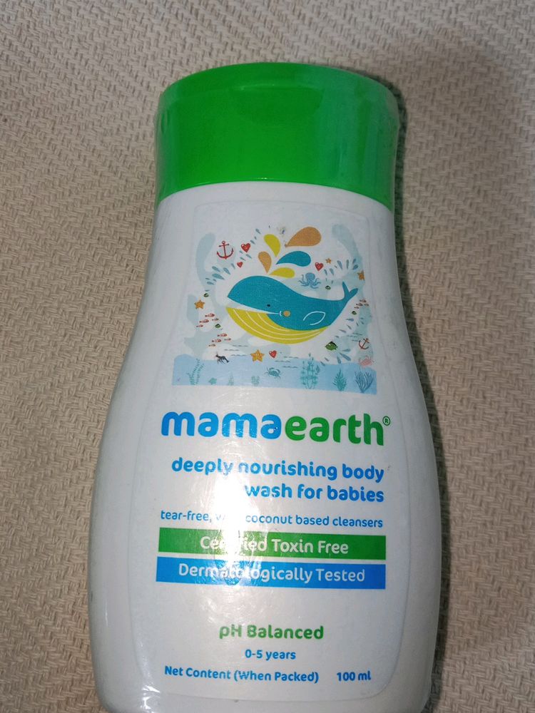 Hi am Mamaearth body wash for babies. For a baby, bath time is both fun and relaxing. But don't be fooled, there is some real cleaning going on in here.