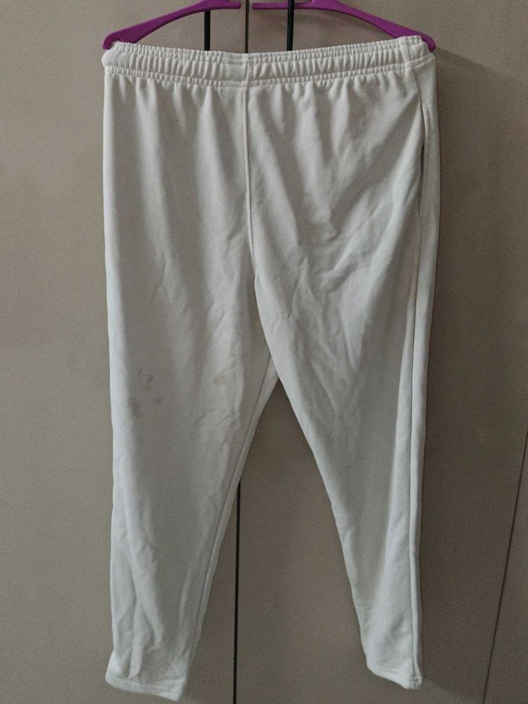 Comfortable White Track Pants