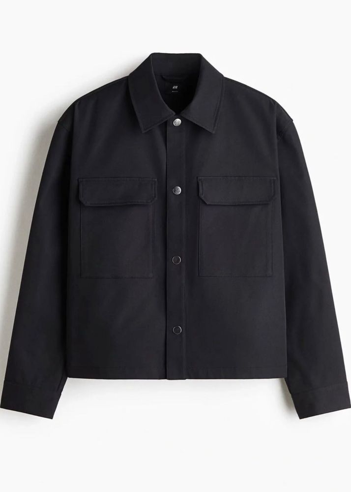 H&amp;M brand size S  Black overshirtJacket