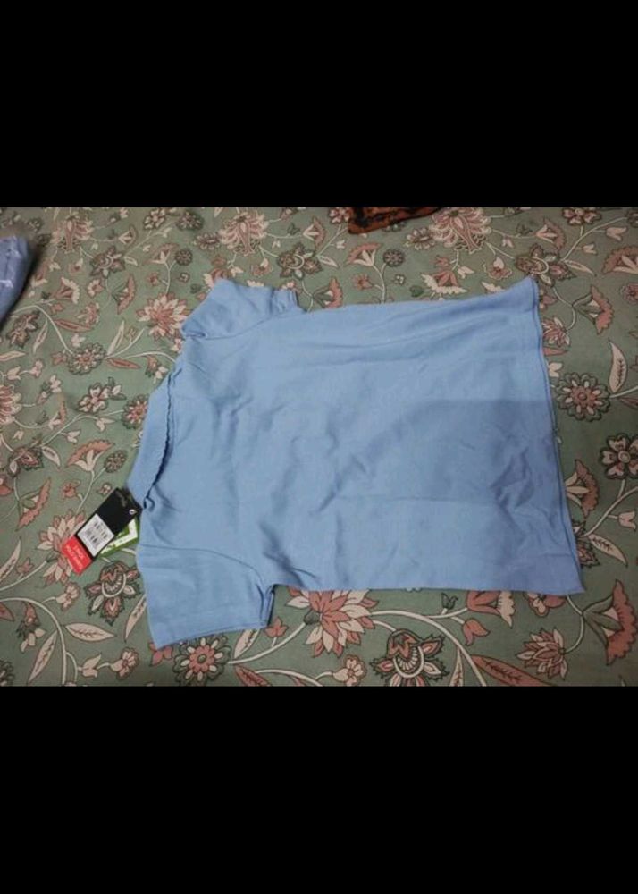 Blue Cotton T-Shirt combo