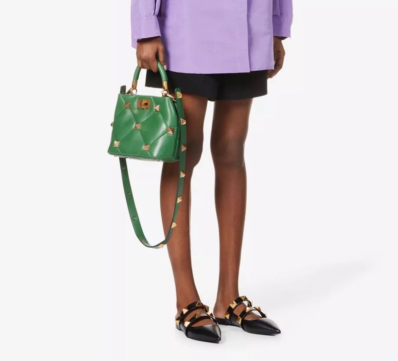 Valentino Stud Shoulder Bag
