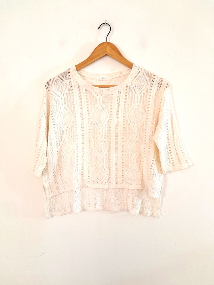 White Casual Top (Women's)
