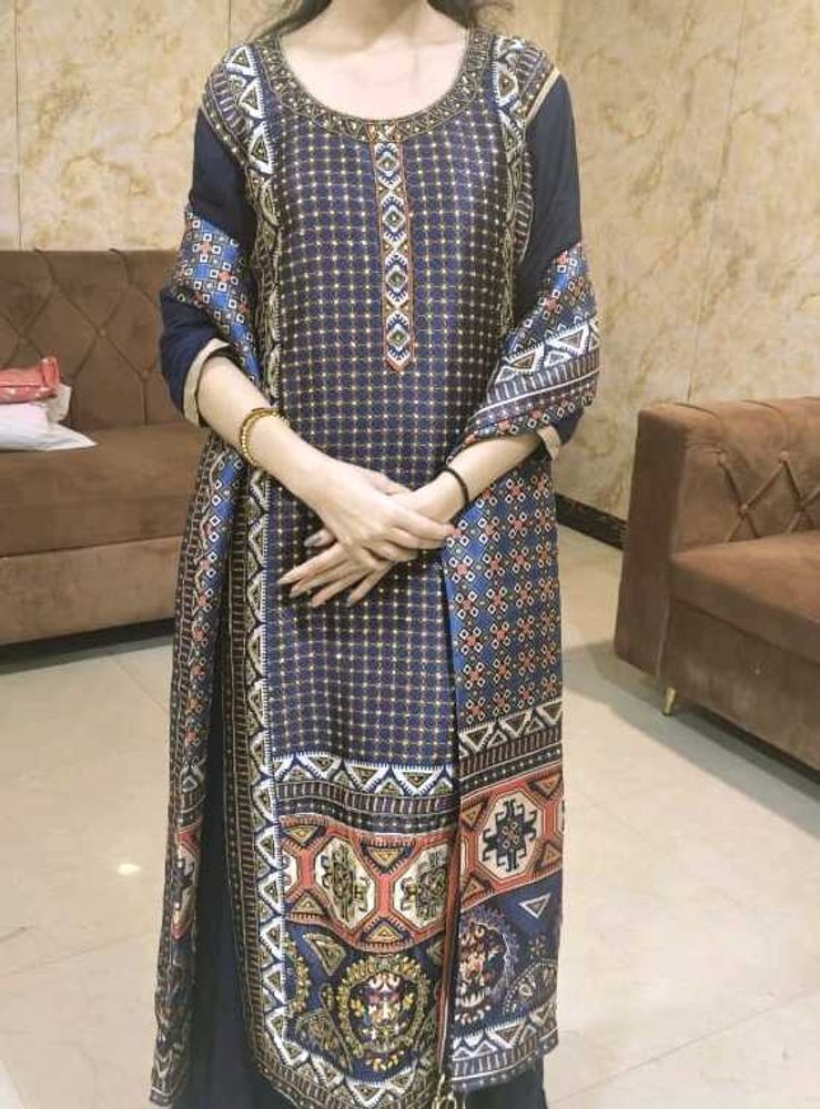 Elegant Gown with Dupatta