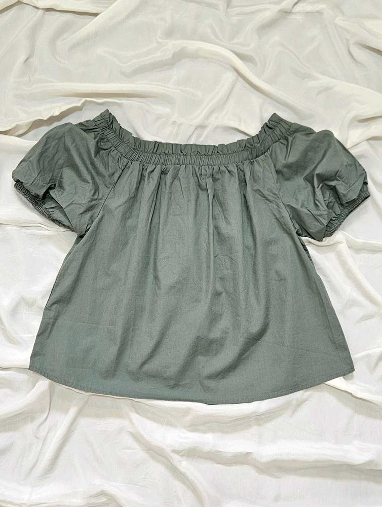 Sage Green Top (Vera Moda)