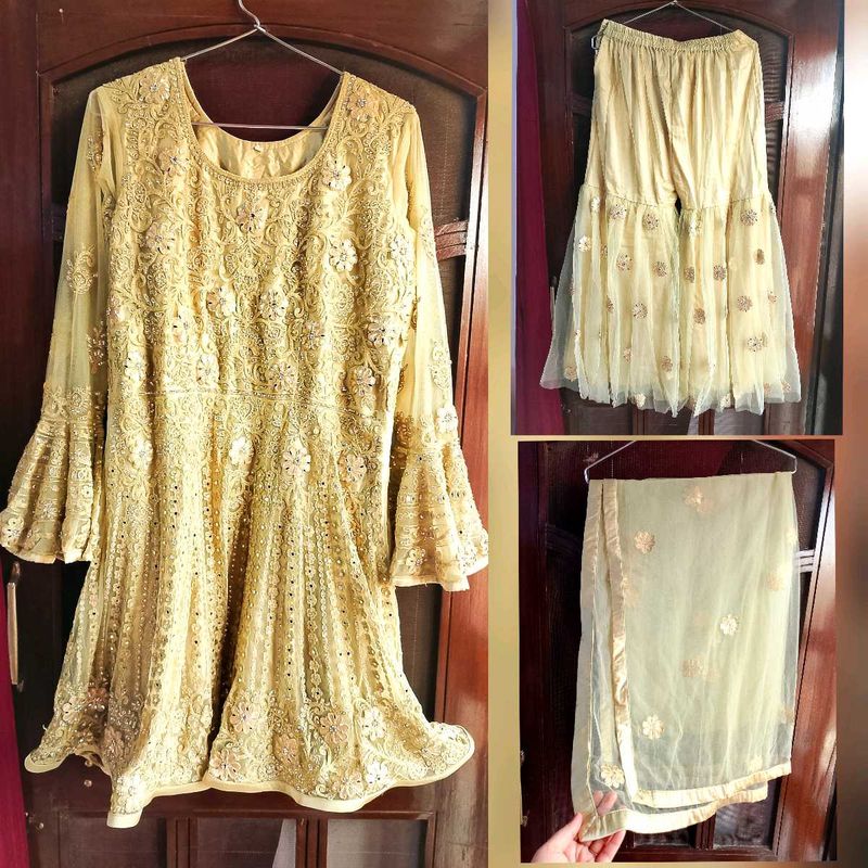 Embellished Sharara Set