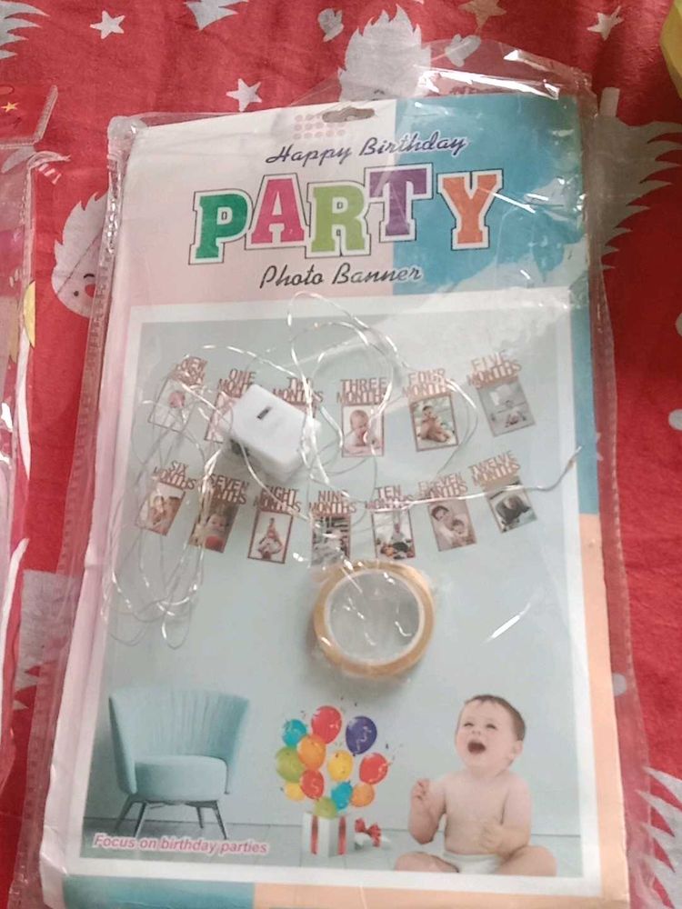 Happy Birthday Photo Banner