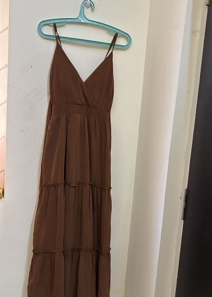 Brown  Dress