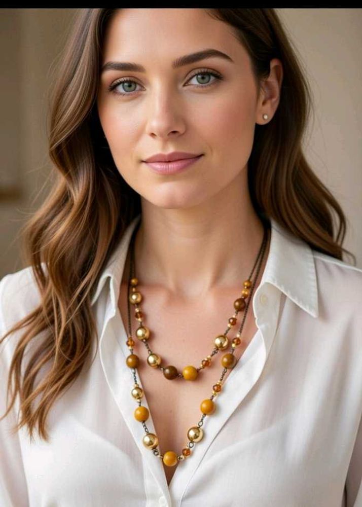 Beaded Statement Necklace