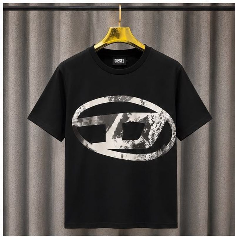 Diesel Black Graphic T-Shirt