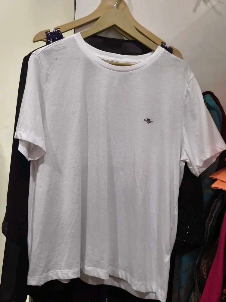 Men's Gant White T-Shirt