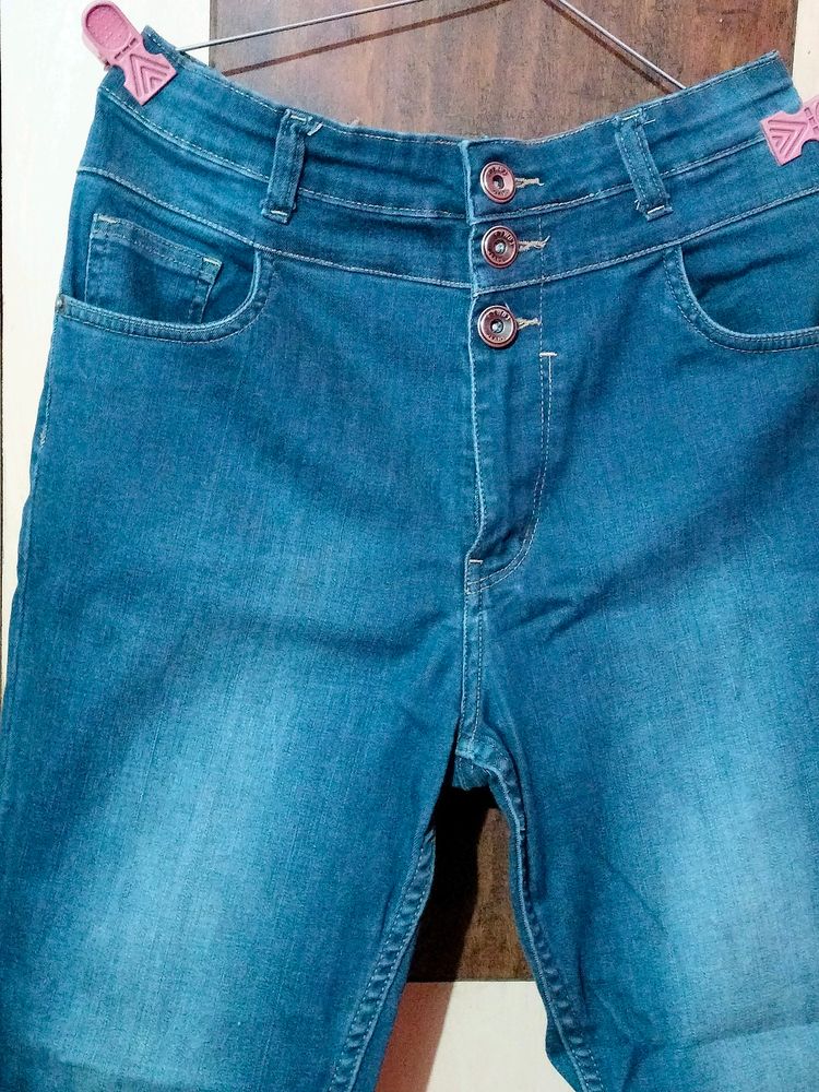 Women's Jeans Fringe Type
