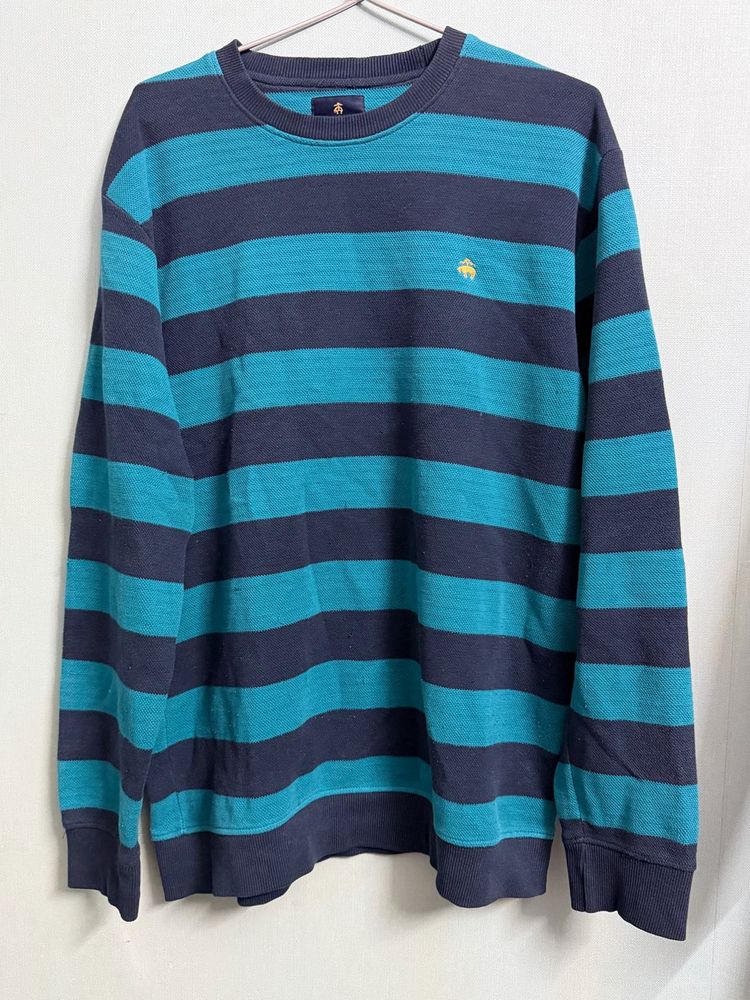 Striped Knit Pullover