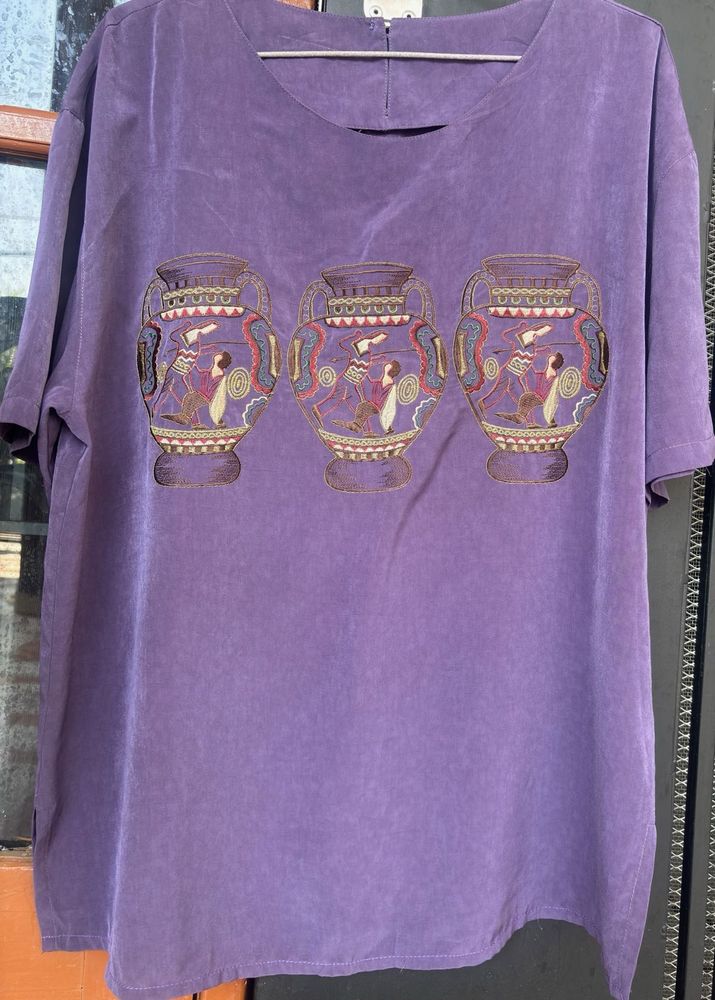 Purple Graphic T-Shirt