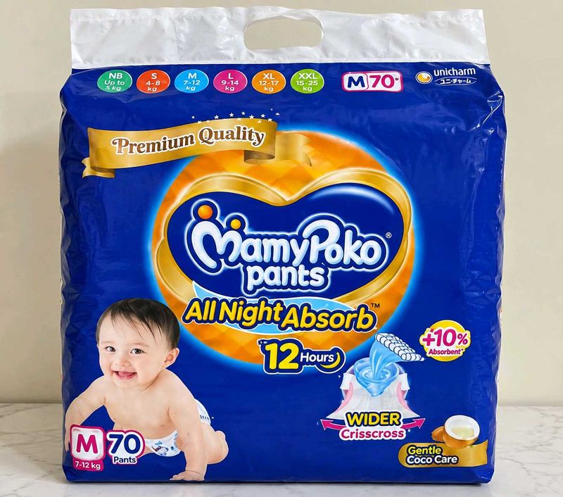 New MamyPoko Pants Diapers M Size