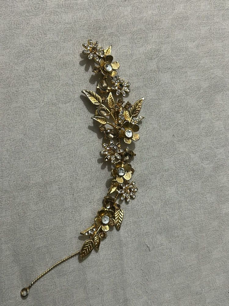 Gold Floral Hair Vine