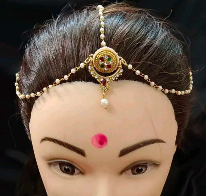 Elegant Matha Patti Headpiece