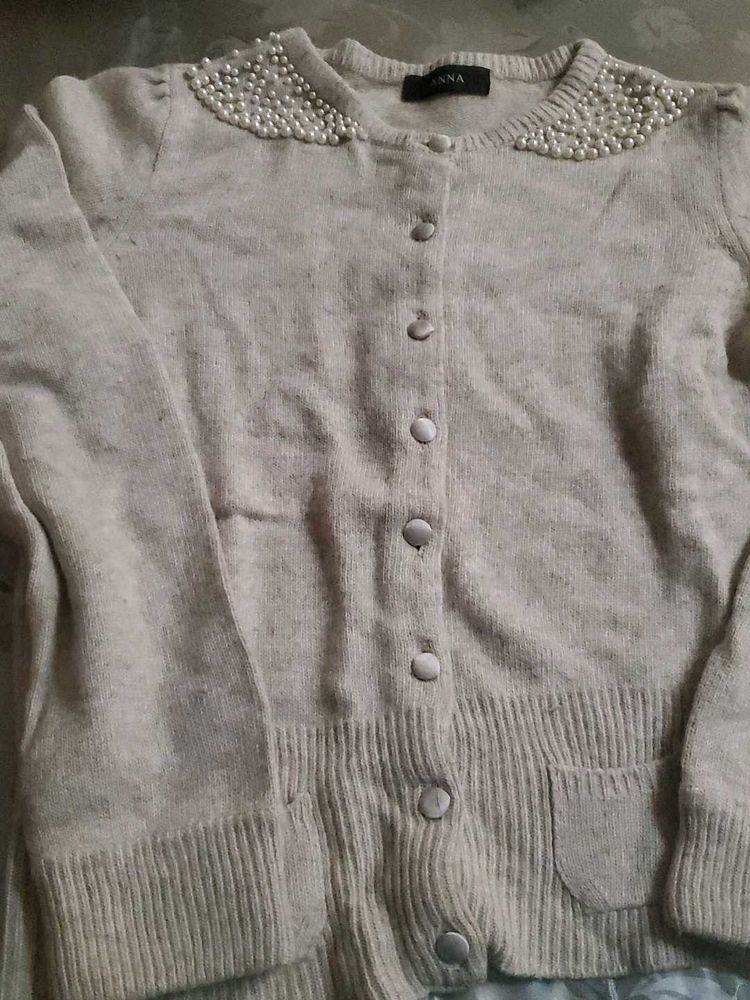 Pure Wool  Cardigan