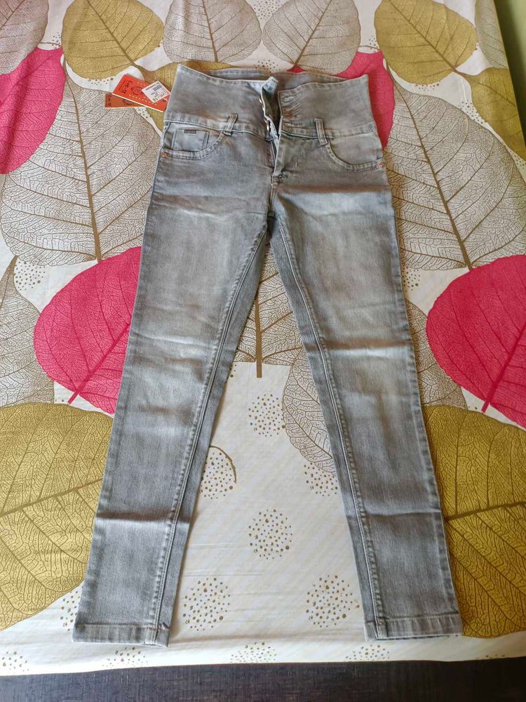 Grey High waist Jean