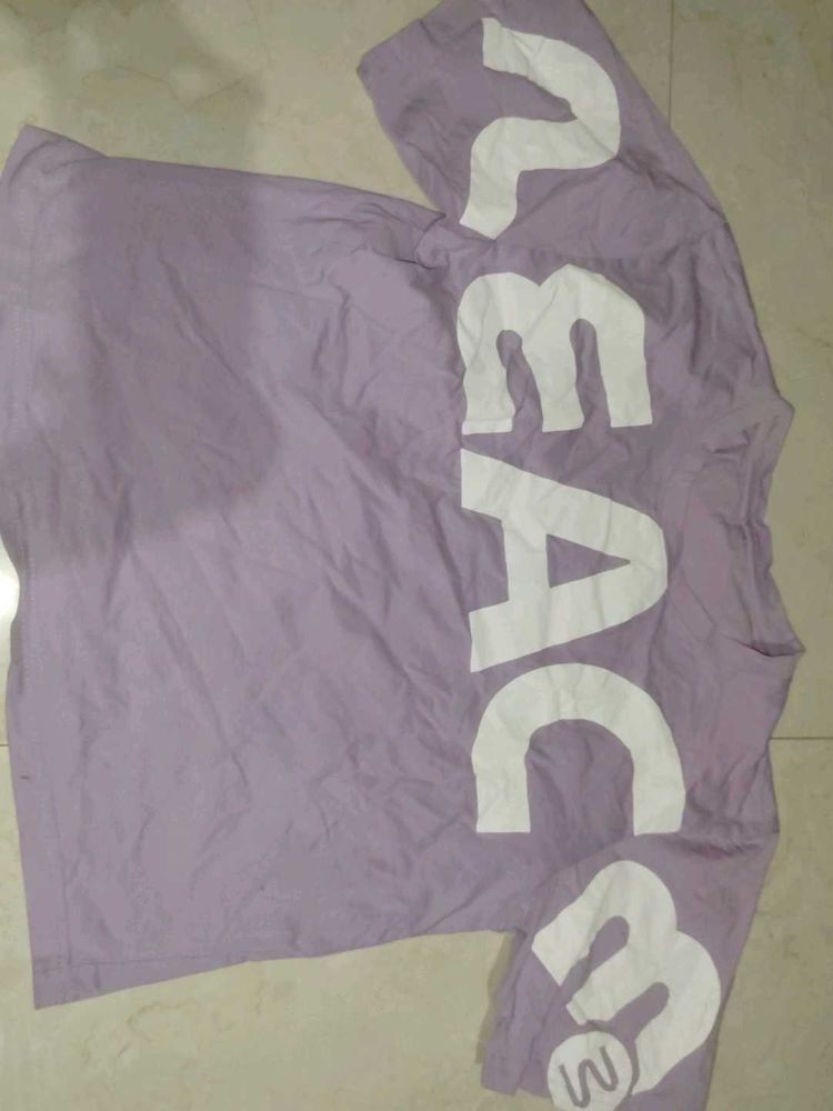 Purple Graphic T-Shirt