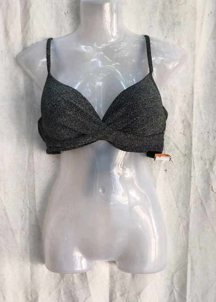 I. Sparkling Glitter Bra Top