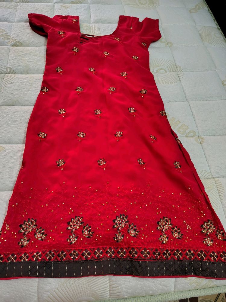 Red Salwar Set