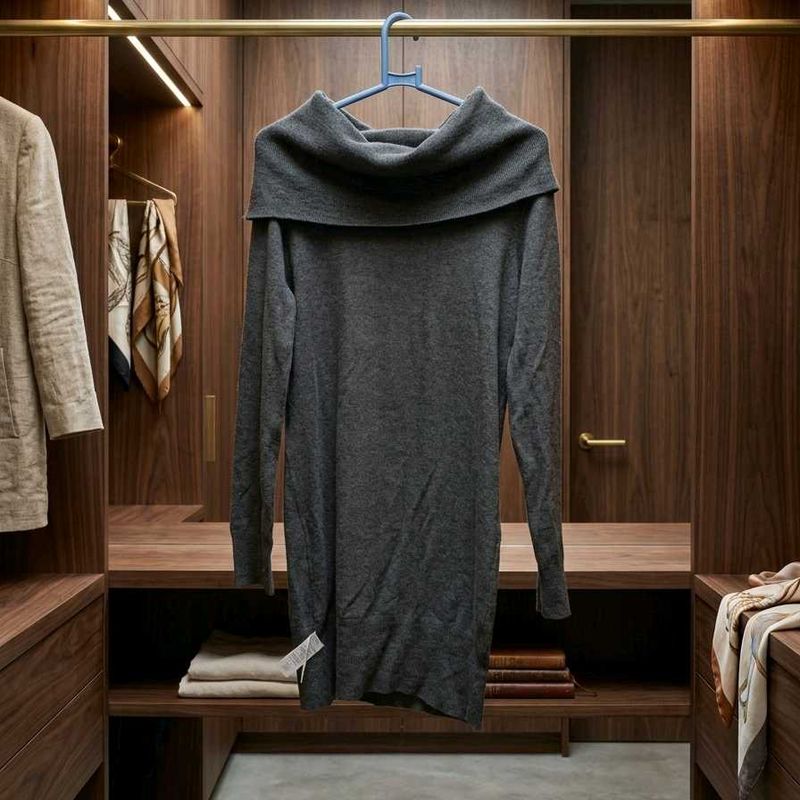 sweater wit cowl neck design