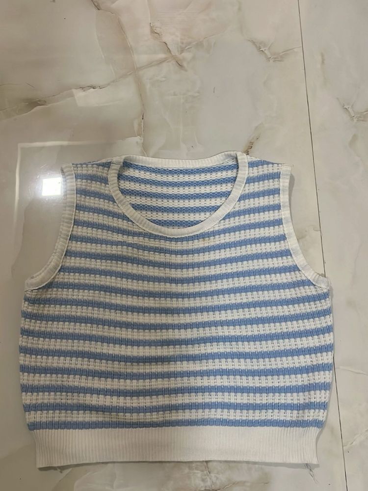 Striped Knit Tank Top