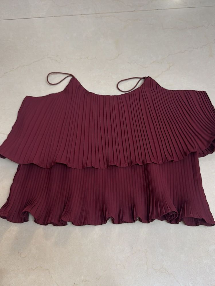 Elegant Pleated Top