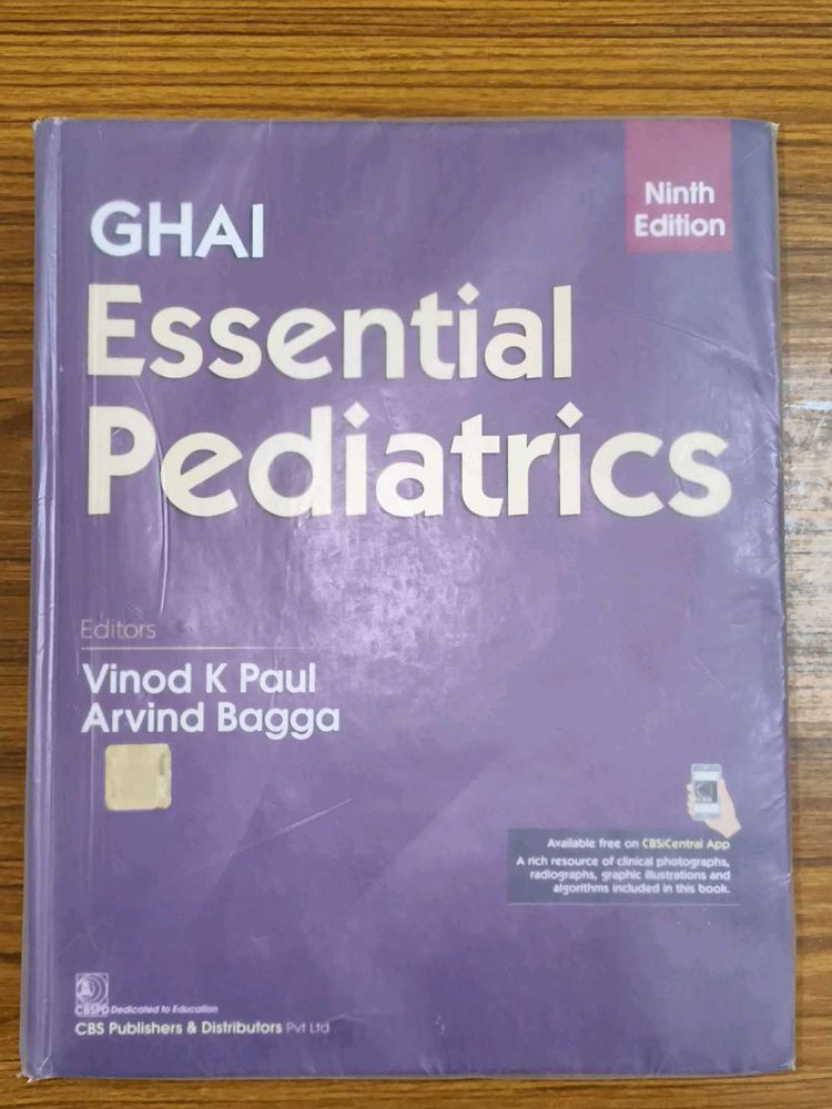 Ghai Essential Pediatrics - 9th Edition