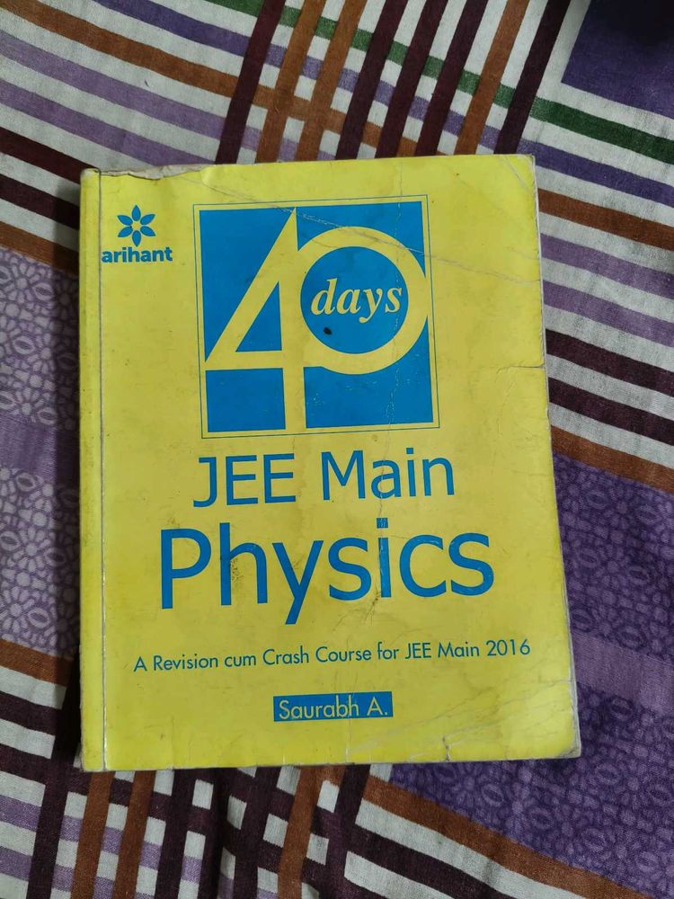 40 Days JEE Main Physics Book