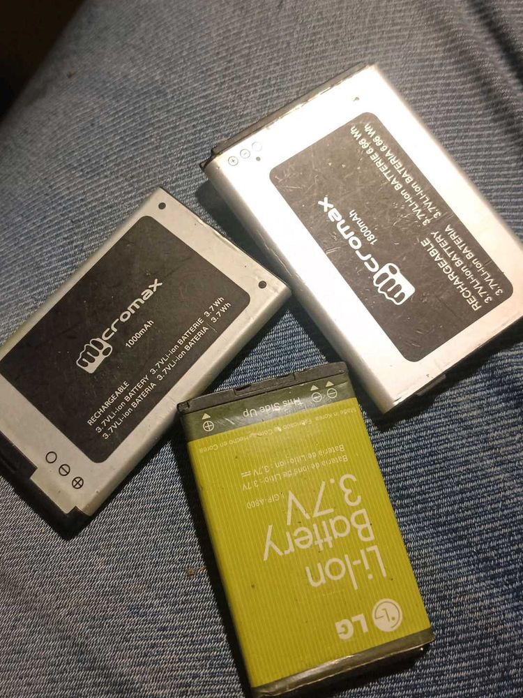 Mixed Phone Batteries - LG &amp; Micromax
