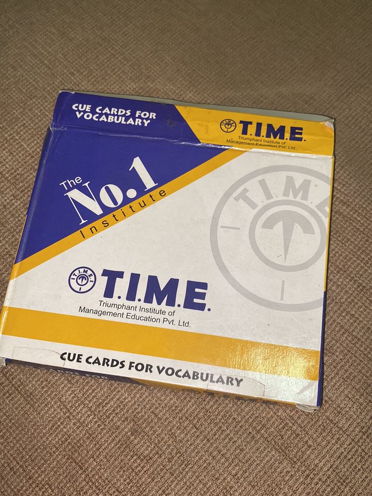 TIMES Cue Cards For Vocabulary