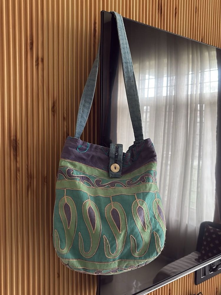 long thread work bag