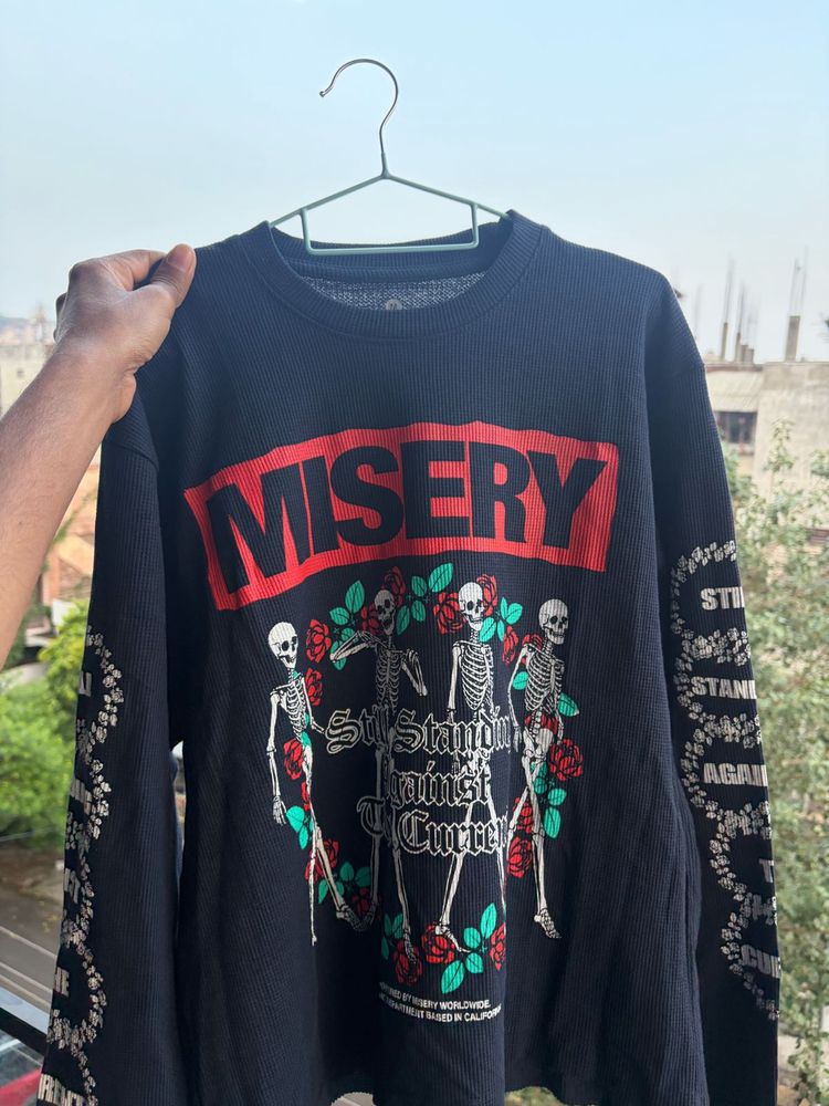 Misery Long Sleeve Graphic Tee
