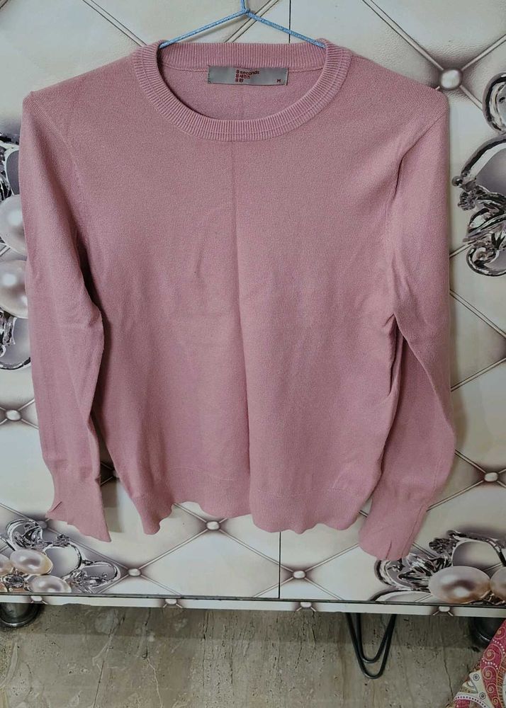 Pink Pullover Sweater