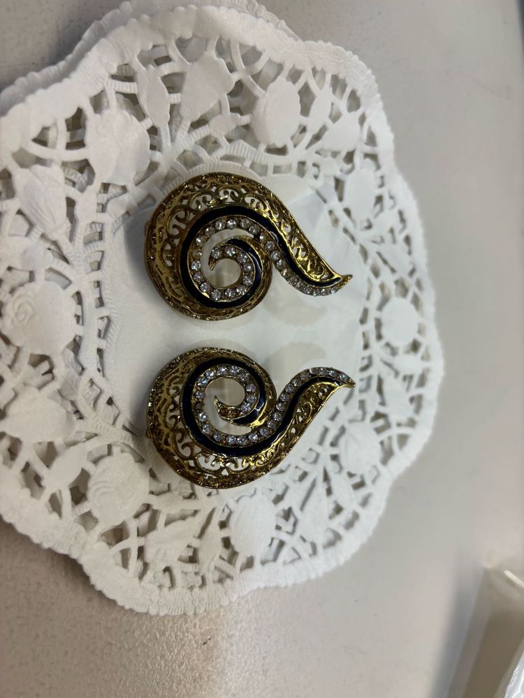 Vintage Inspired Spiral Earrings